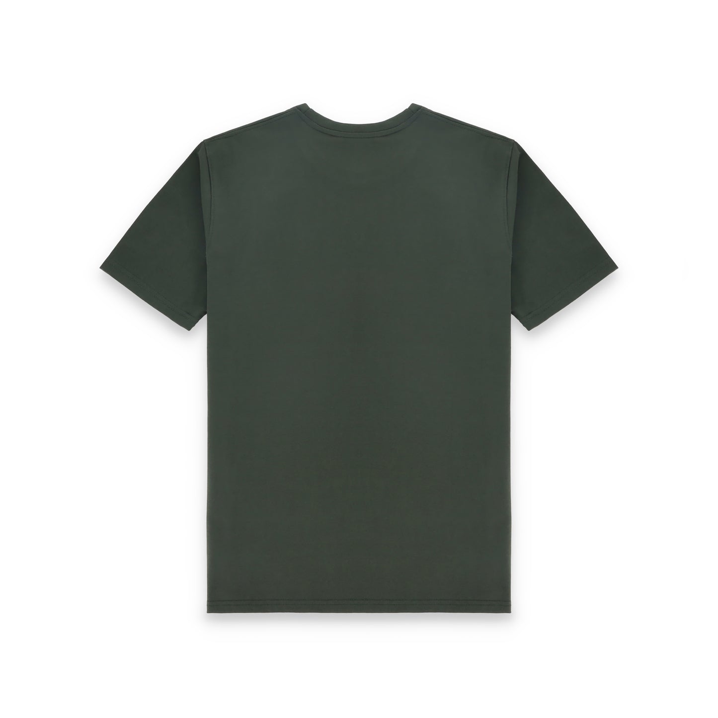 Frd Perrie Plain Half Sleeves Men’s Round Neck T-Shirt - Commando Green