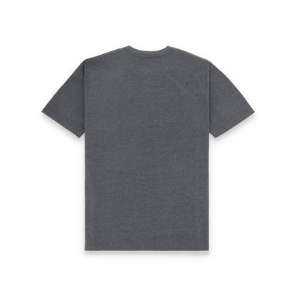 Frd Perrie Plain Half Sleeves Men’s Round Neck T-Shirt - Charcoal