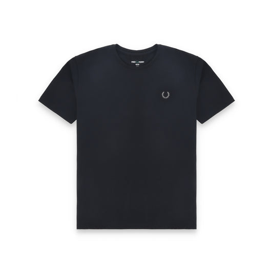 Frd Perrie Plain Half Sleeves Men’s Round Neck T-Shirt - Black