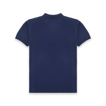 Frd Perrie Premium Touch Half Sleeves Jersey Polo Shirt - Navy