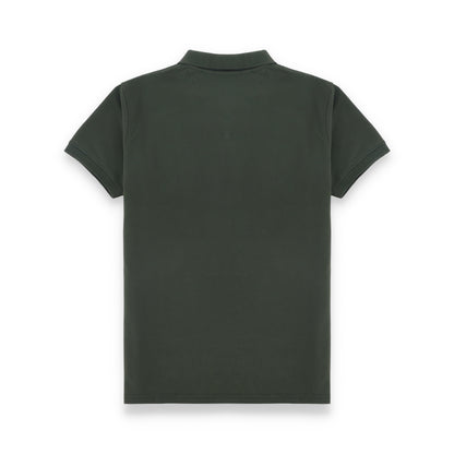 Frd Perrie Premium Touch Half Sleeves Jersey Polo Shirt - Commando Green