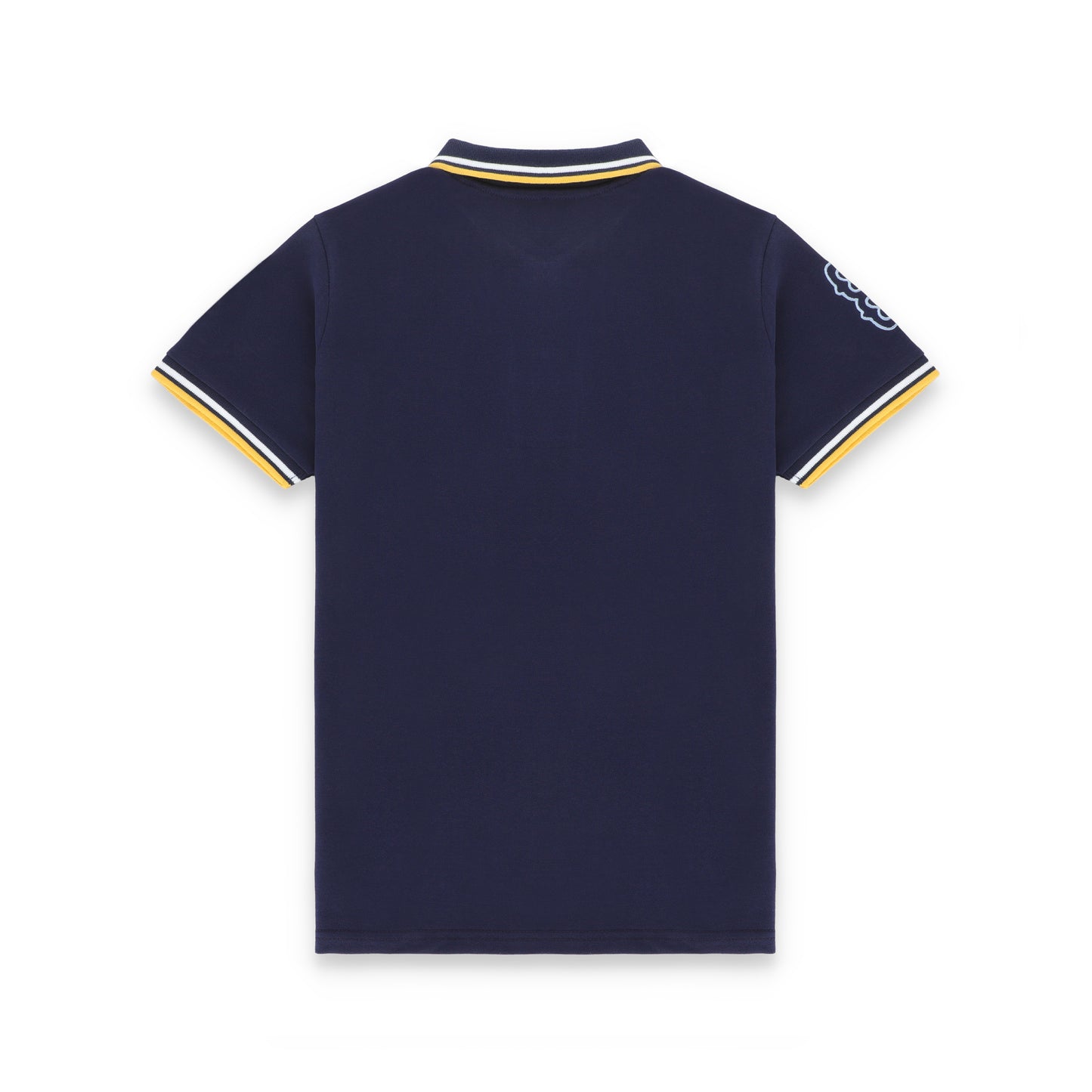 GRDNO Twin Tipping Half Sleeves Stretchable Cotton Polo T-Shirt - Navy