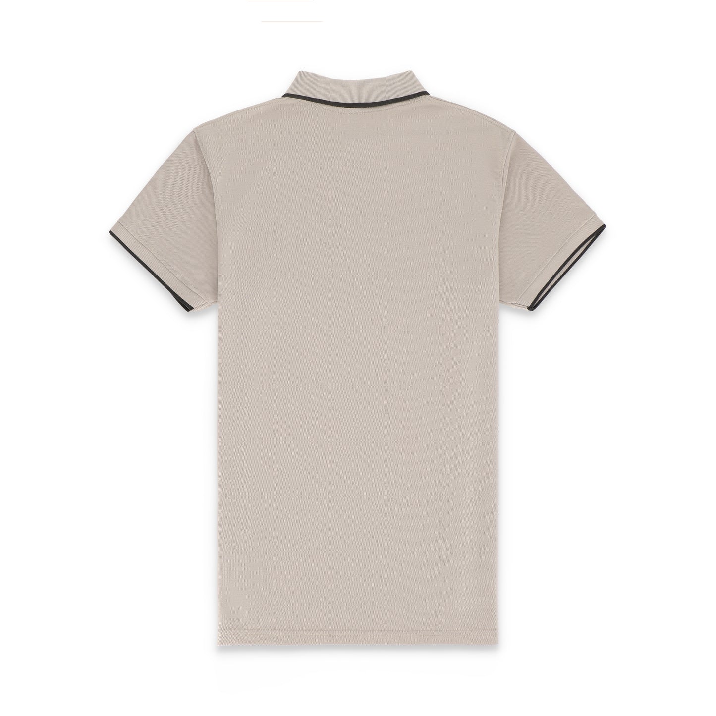 RL Contrast Tipping Half Sleeves Basic Polo Shirt - Moon Rock