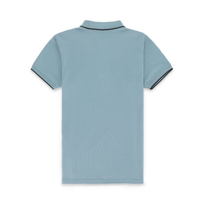 RL Contrast Tipping Half Sleeves Basic Polo Shirt - Sage Brush Green