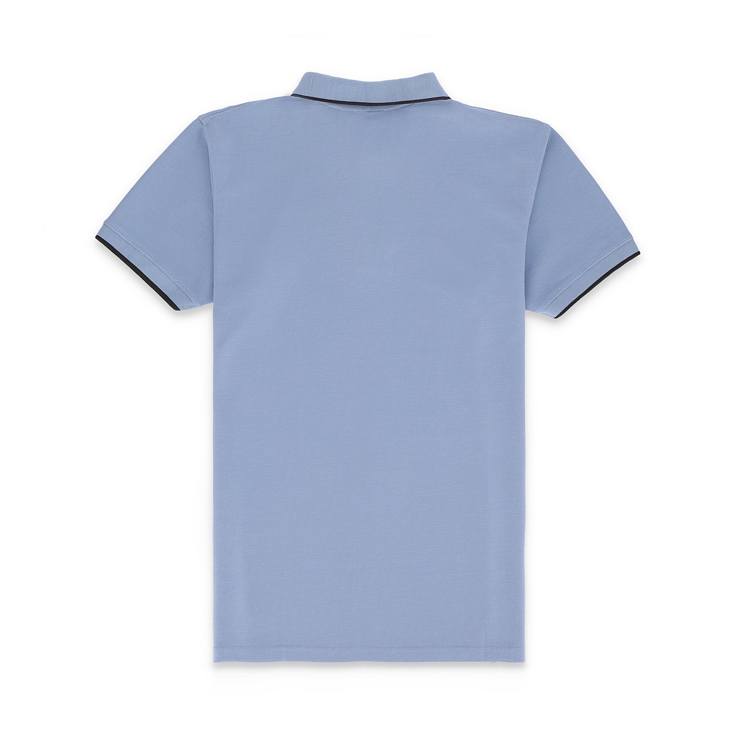 RL Contrast Tipping Half Sleeves Basic Polo Shirt - Glacier Lake